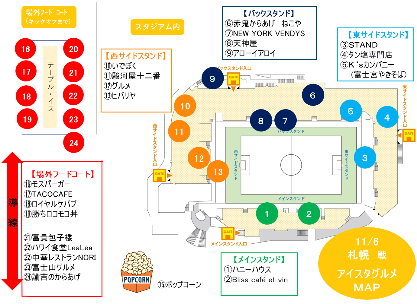 グルメ店舗マップ