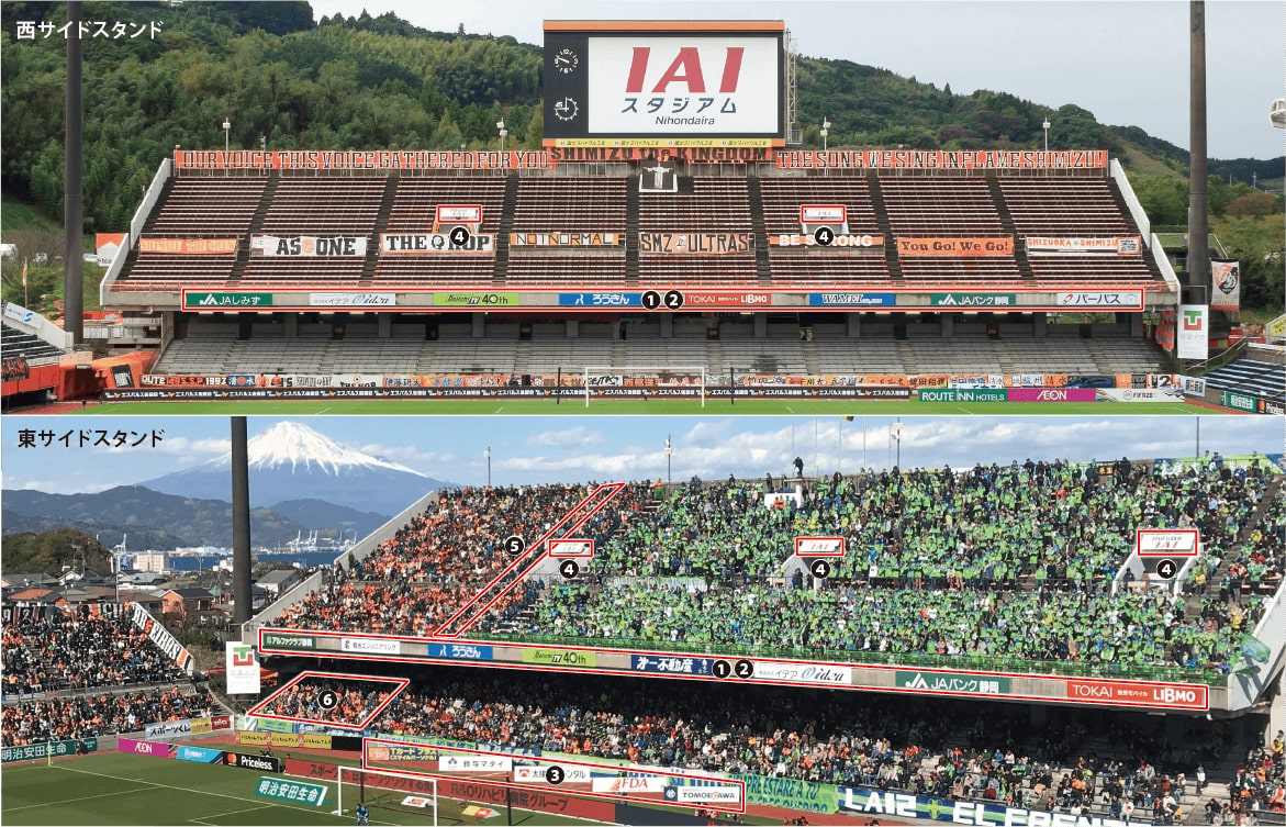 画像:西サイドスタンド