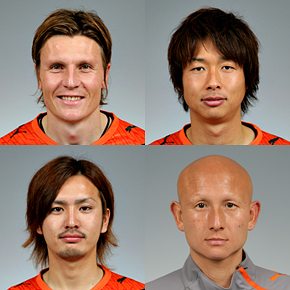 ヨンセン選手 兵働昭弘選手 岩下敬輔選手 田坂和昭コーチ ネーミングライツパートナー株式会社アウトソーシングプレゼンツ 清水エスパルス サッカー教室 に参加のお知らせ 清水エスパルス公式webサイト