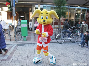 清水エスパルス パルちゃんクリスマスプレート＆カップ イベントレポート】パルちゃんが呉服町名店街『クリスマスイベント』に