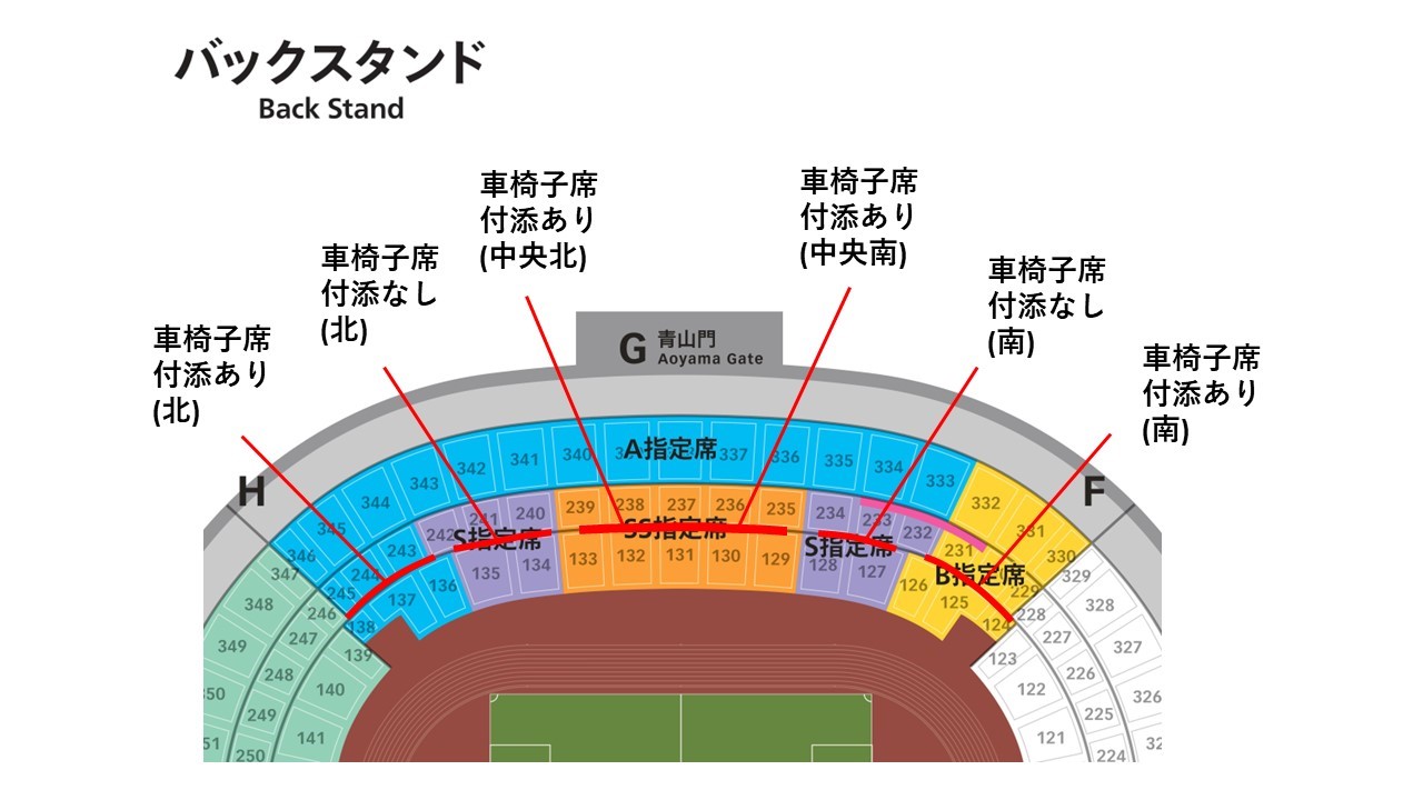 旧 国立競技場 指定席-