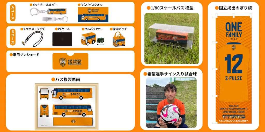 S-PULSE　清水エスパルスクラウドファンディング クラウドファンディング】選手バスデザイン案決定 ＆ 支援者様