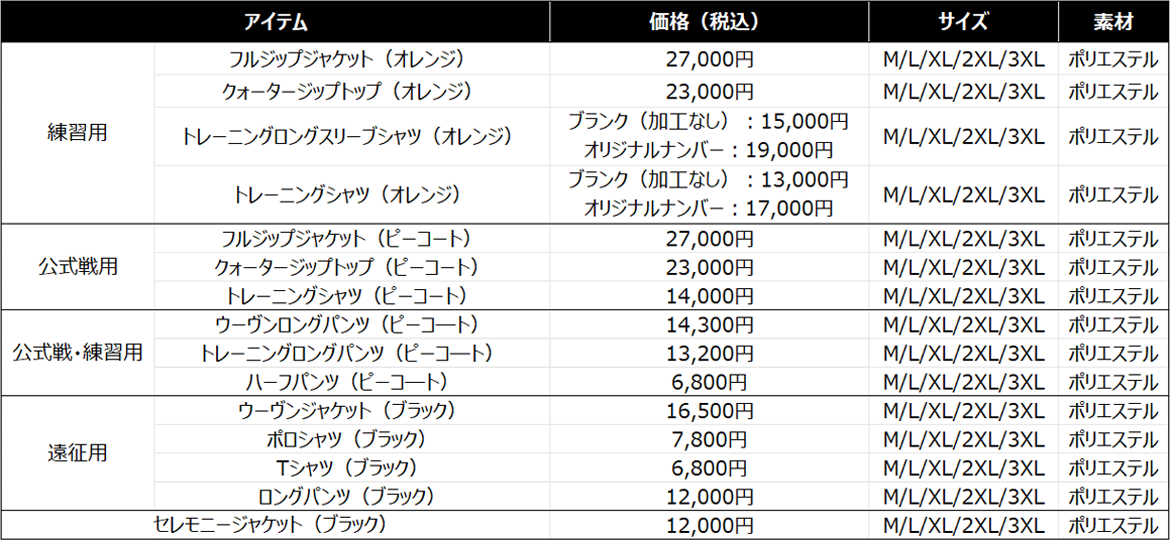 2025シーズン選手着用 PUMA公式ウェア発売のお知らせ | 清水