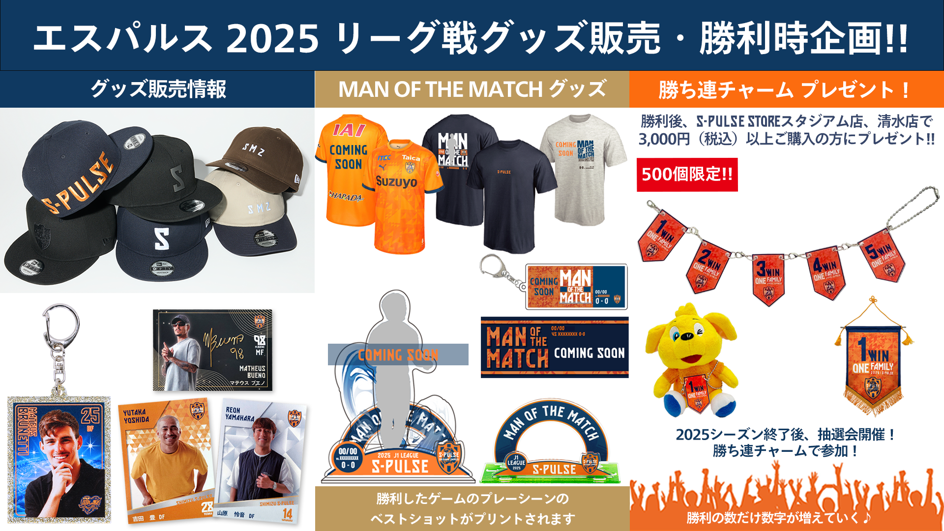エスパルス　グッズ　セット 0816vs横浜FM⚽ S-PULSE STOREスタジアム店🏟 本日は毎年恒例の