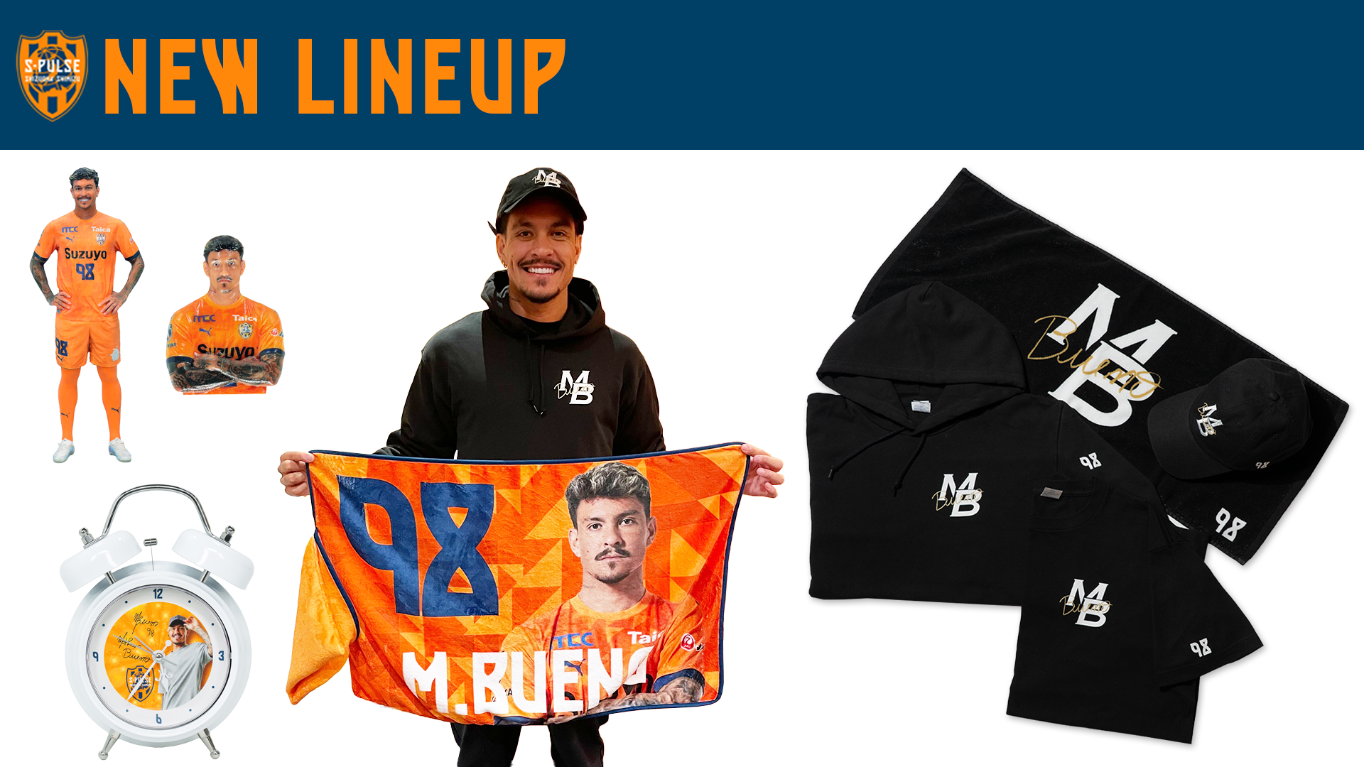 マテウス ブエノ選手 エスパルス総選挙 イケメン部門No.1記念グッズ