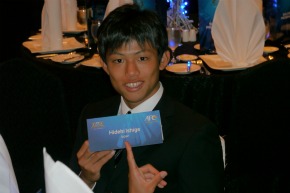 特別レポート】石毛秀樹選手「AFCアニュアルアワード2011」授賞式参加