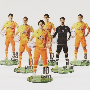 清水エスパルス☆ガチャガチャ☆アクリルスタンド☆北川&宇野選手