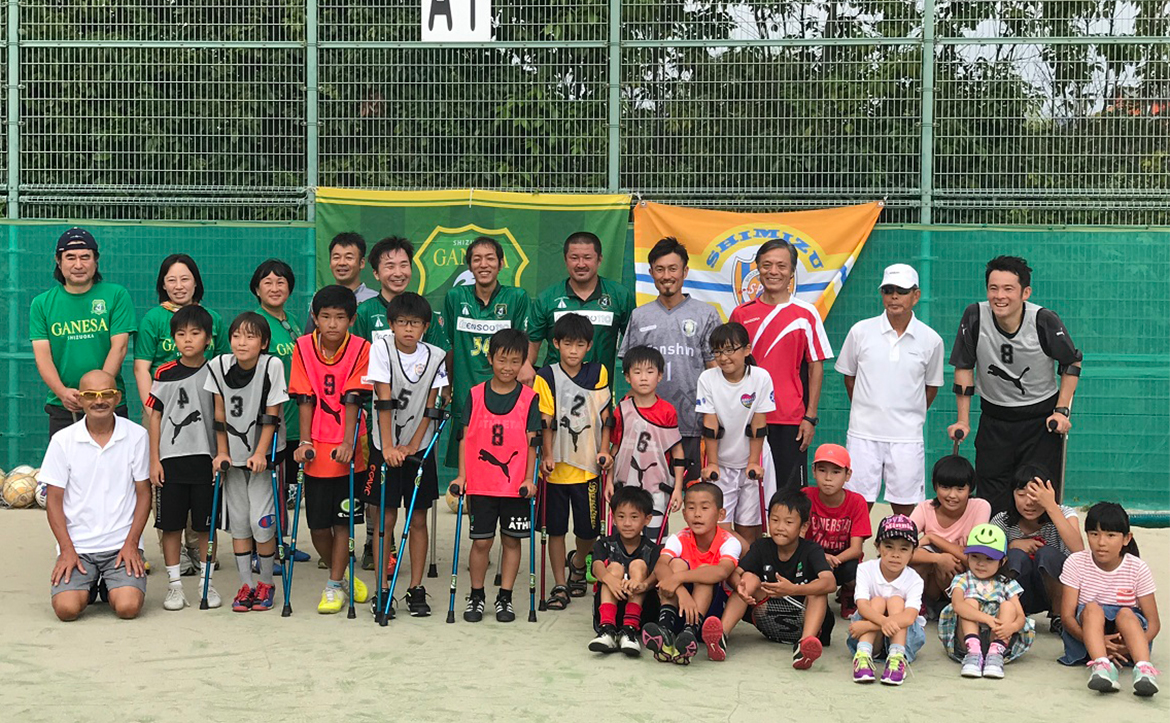 イベントレポート 8 13 日 アンプティサッカー体験会 テニス教室 Iaiスタジアム日本平隣接テニスコート を開催 清水エスパルス公式webサイト