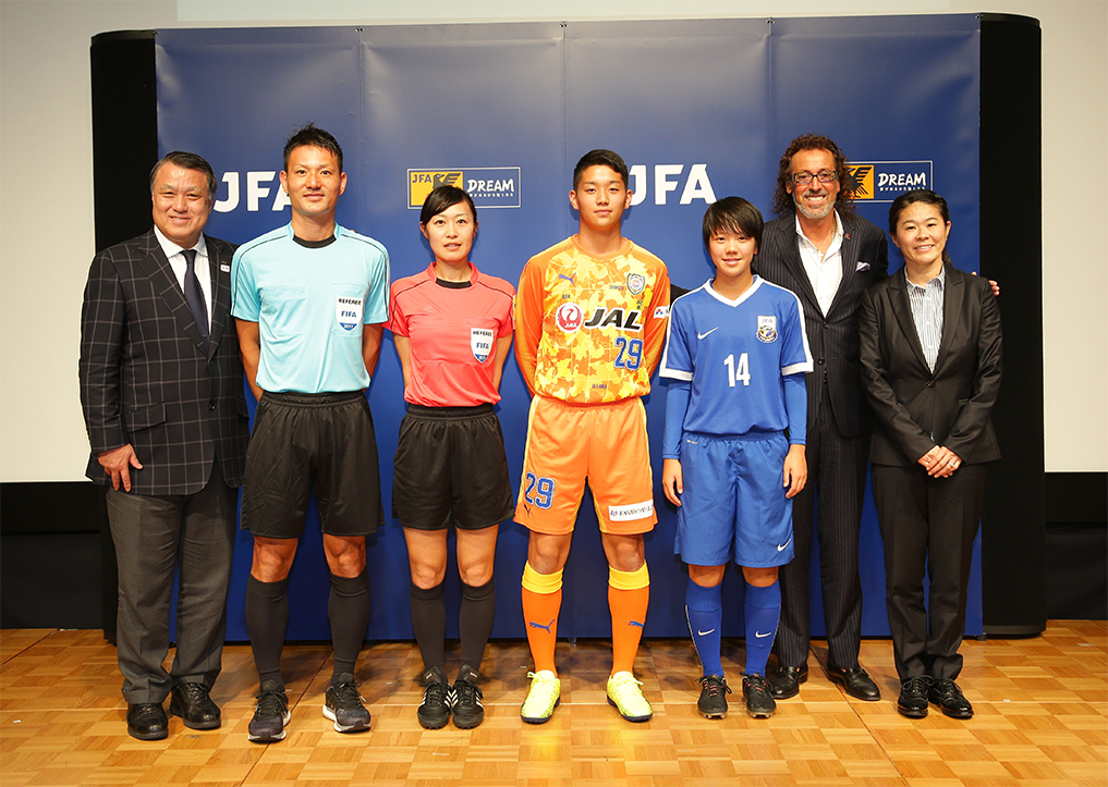 川本梨誉選手(エスパルスユース)がJFAブランディング記者説明会 川本梨誉選手(エスパルスユース)がJFAブランディング記者説明会