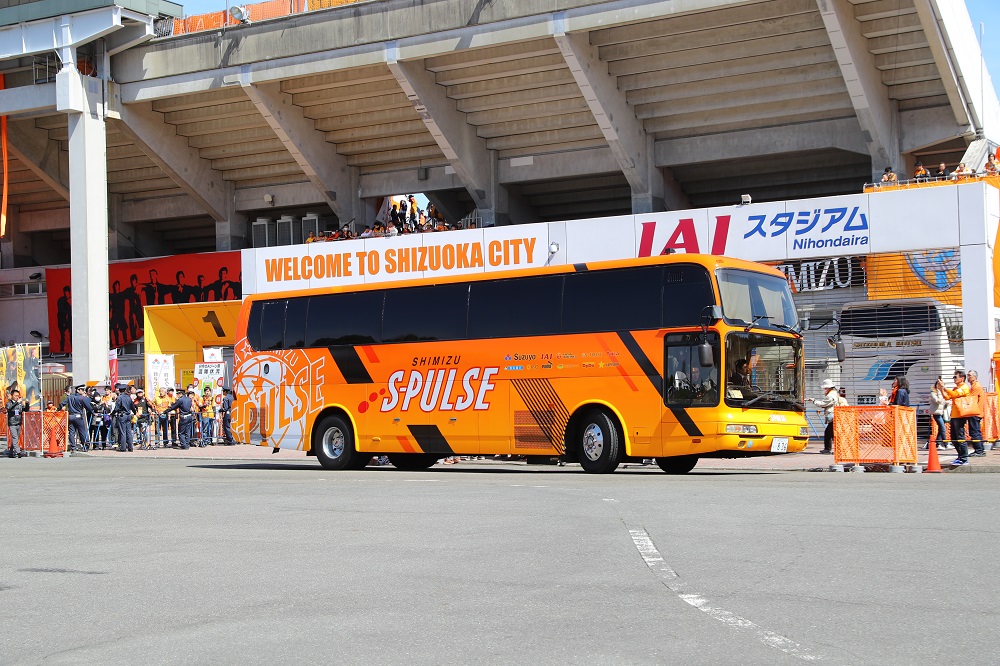 選手バスリニューアルのお知らせ 清水エスパルス公式webサイト 選手バスリニューアルのお知らせ 清水エスパルス公式webサイト