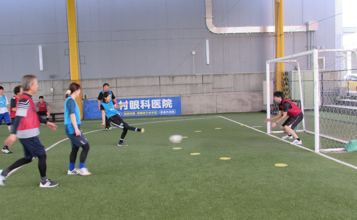 イベントレポート 10 8 月祝 大人対象 エスパルスウォーキングサッカー体験会 開催 Sdf清水 清水エスパルス公式webサイト