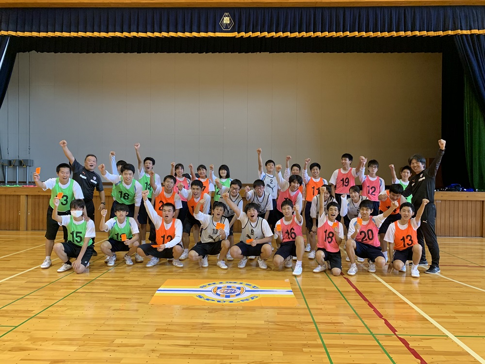 イベントレポート 10月31日 木 静岡県立駿河総合高等学校 静岡県立静岡北特別支援学校南の丘分校 総合学習にてエスパルスウォーキングサッカー体験会を実施 清水エスパルス公式webサイト