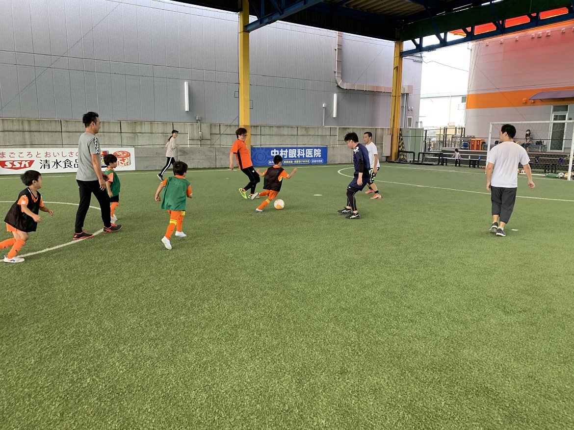イベントレポート 9月22日 火祝 こどもゲームスクール 保護者サッカー体験会 を開催 Sdf清水 清水エスパルス公式webサイト