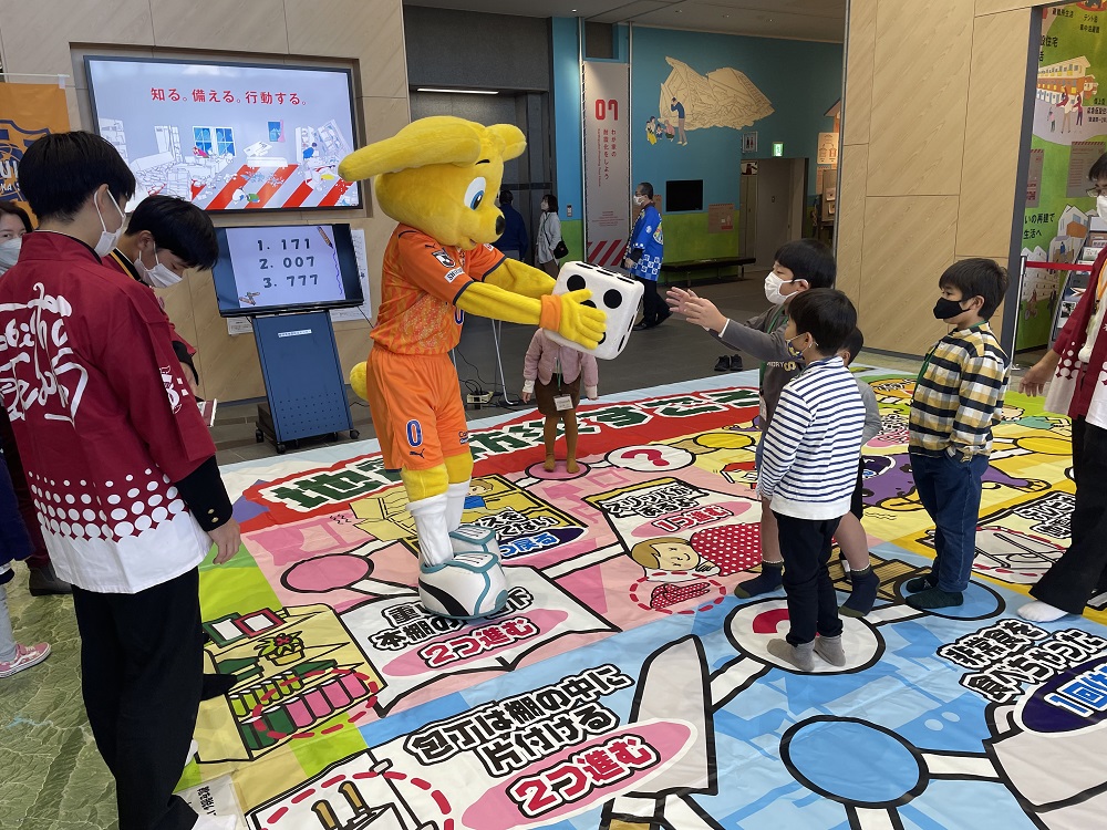 イベントレポート 11月27日 土 静岡県地震防災センター こども防災教室 にパルちゃんが参加 清水エスパルス公式webサイト