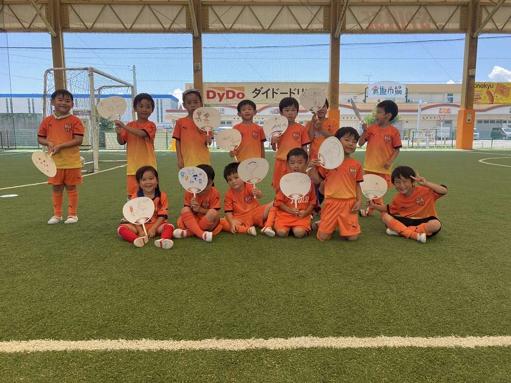 イベントレポート】7月23日（日）『キッズサッカー大会＆うちわ作り